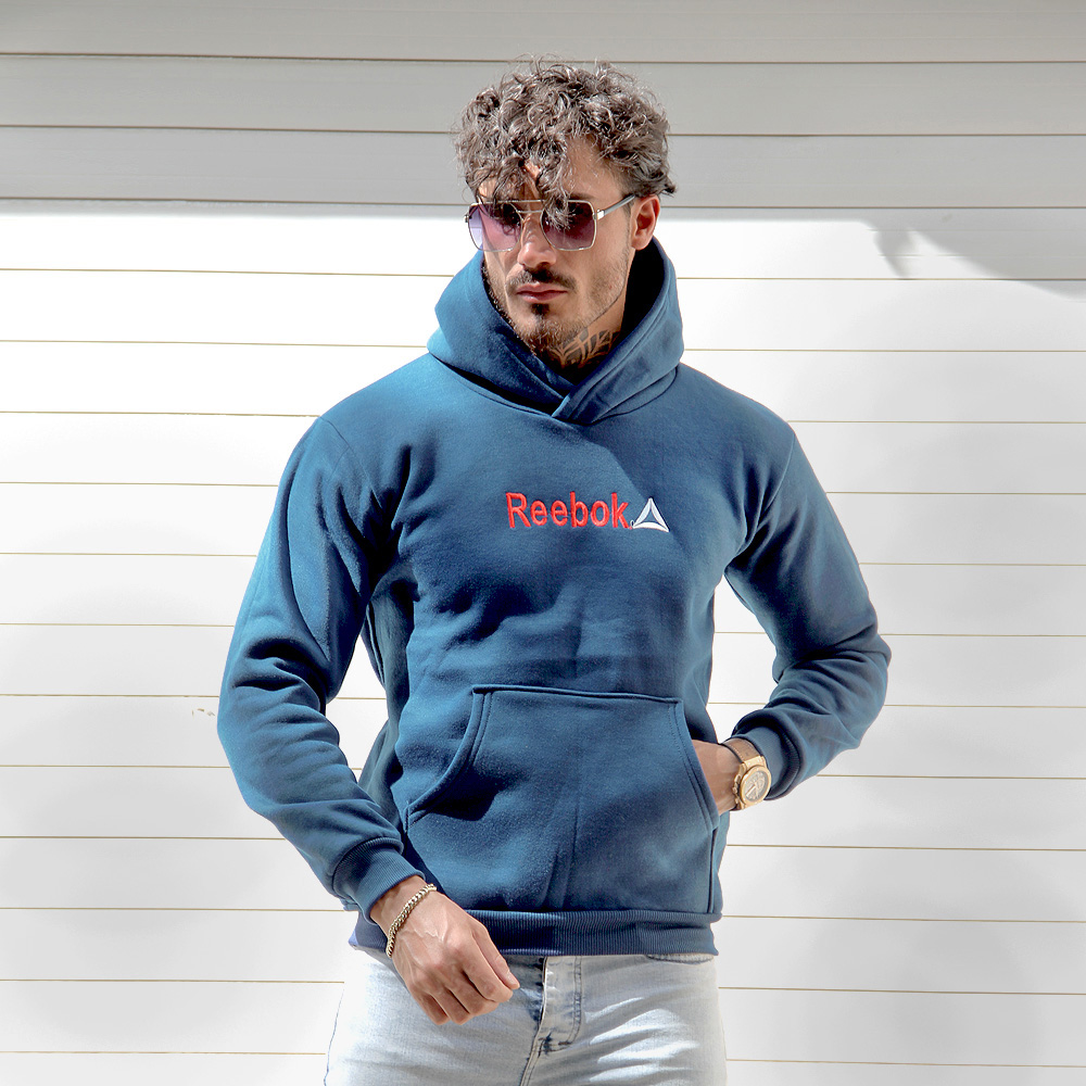 هودی مدل Reebok سرمه ای